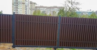 Купить распашные ворота из штакетника Светлоград, цена от 2692 руб.